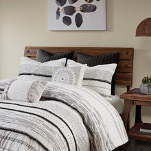 Load image into Gallery viewer, Nea Cotton Printed Comforter Set With Trims - King/Cal King II10-1131 By Olliix
