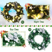 Load image into Gallery viewer, Battery Operated Xmas Wreath with 30 LED Lights