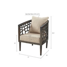 Load image into Gallery viewer, Ink Ivy Crackle Accent Chair II100-0168 By Olliix