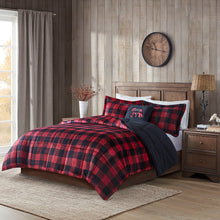 Load image into Gallery viewer, Alton Plush To Sherpa Down Alternative Comforter Set Full/Queen WR10-3099 By Olliix