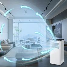 Load image into Gallery viewer, 10000 BTU Portable Air Conditioner with Fan Dehumidifier Sleep Mode-White