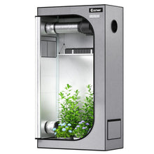 Load image into Gallery viewer, 36 x 20 x 63 Inch Indoor Grow Room with Observation Window-Gray