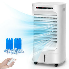 Load image into Gallery viewer, 4-in-1 Portable Evaporative Air Cooler with Timer and 3 Modes-White