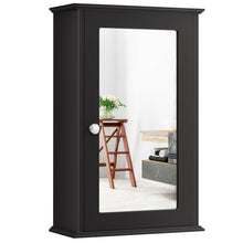 Load image into Gallery viewer, Bathroom Wall Cabinet with Single Mirror Door-Brown