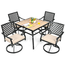 Load image into Gallery viewer, 5-Piece Outdoor Patio Dining Set with Soft Cushions