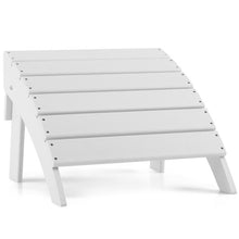 Load image into Gallery viewer, Adirondack Folding Ottoman with All Weather HDPE-White