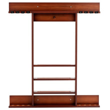 Load image into Gallery viewer, Wall-mounted Billiards Pool Cue Rack Only-Brown