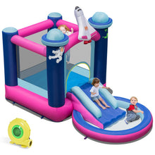 Load image into Gallery viewer, 3-in-1 Inflatable Space-themed Bounce House with 480W Blower