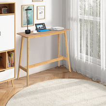 Load image into Gallery viewer, 48 Inch Bamboo Bar Table High Top Console Dining Pub Table-Natural