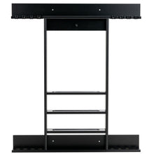 Load image into Gallery viewer, Wall-mounted Billiards Pool Cue Rack Only-Black