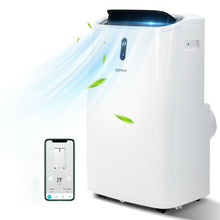 Load image into Gallery viewer, 14000 BTU Portable Air Conditioner with APP and WiFi Control-White