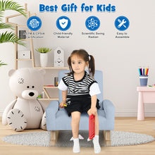 Load image into Gallery viewer, Kids Rocking Chair with Solid Wood Legs-Blue