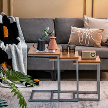 Load image into Gallery viewer, 3 Pieces Multifunctional Coffee End Table Set