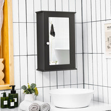 Load image into Gallery viewer, Bathroom Wall Cabinet with Single Mirror Door-Brown