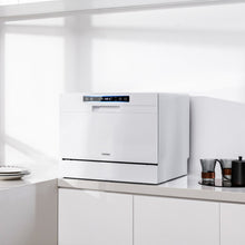 Load image into Gallery viewer, Compact Countertop Dishwasher with 6 Place Settings and 5 Washing Programs