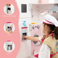 Load image into Gallery viewer, Corner Play Kitchen Wooden Toy Set with Sound and Light