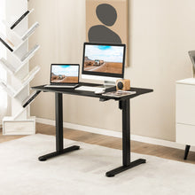 Load image into Gallery viewer, Electric Standing Desk Adjustable Stand up Computer Desk Anti-collision-Black