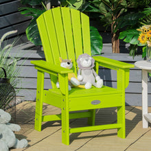 Load image into Gallery viewer, Patio Kids' Adirondack Chair with Ergonomic Backrest-Green