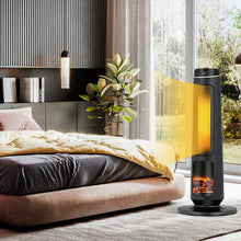 Load image into Gallery viewer, 1500W PTC Fast Heating Space Heater for Indoor Use-Black