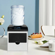 Load image into Gallery viewer, 2-in-1 Stainless Steel Countertop Ice Maker with Water Dispenser
