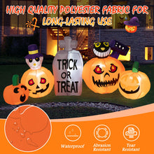 Load image into Gallery viewer, 8 Feet Long Halloween Inflatable Pumpkins Lantern Decoration