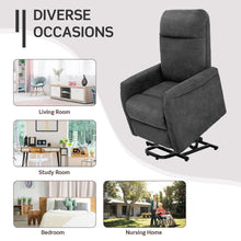 Load image into Gallery viewer, Power Lift Recliner Chair with Remote Control for Elderly-Gray