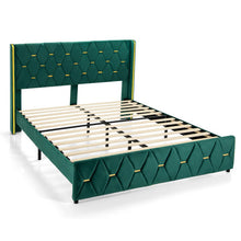 Load image into Gallery viewer, Queen/Full Size Bed Frame with Adjustable Headboard-Queen Size