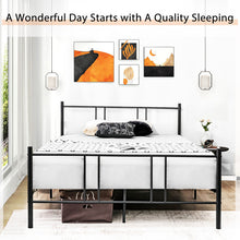 Load image into Gallery viewer, Full/Queen Size Platform Bed Frame with High Headboard-Queen Size