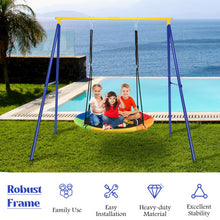 Load image into Gallery viewer, Extra Large Heavy Duty A-Frame Steel Swing Stand