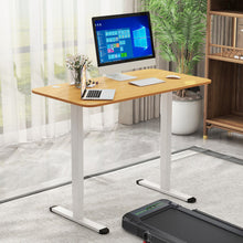 Load image into Gallery viewer, Electric Standing Desk Adjustable Stand up Computer Desk Anti-collision-Natural
