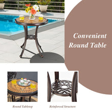 Load image into Gallery viewer, 3-Piece All-Weather Cast Aluminum Patio Bistro Set-Copper