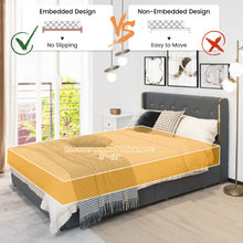 Load image into Gallery viewer, Full/Queen Size Upholstered Bed Frame with 4 Storage Drawers-Queen Size