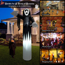 Load image into Gallery viewer, 12 Feet Inflatable Halloween Skeleton Decoration with LED Lights
