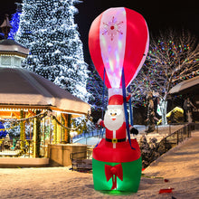 Load image into Gallery viewer, 12 Feet Inflatable Hot Air Balloon and Santa Claus Decoration