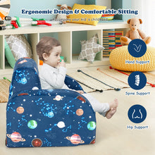 Load image into Gallery viewer, 3-in-1 Convertible Kid Sofa Bed Flip-Out Chair Lounger for Toddler-Blue