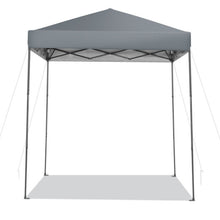 Load image into Gallery viewer, 6.6 x 6.6 Feet Outdoor Pop-up Canopy Tent with UPF 50+ Sun Protection-Gray