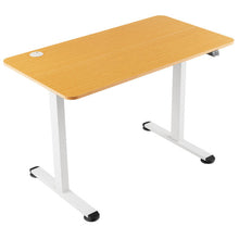 Load image into Gallery viewer, Electric Standing Desk Adjustable Stand up Computer Desk Anti-collision-Natural