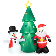 Load image into Gallery viewer, 6 Feet Christmas Inflatables Giant Santa Claus Combo Decoration