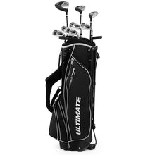 Load image into Gallery viewer, Men’s Profile Complete Golf Club Package Set Includes 10 Pieces-Black