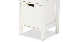 Load image into Gallery viewer, Baxton Studio Reuben Cottage and Farmhouse White Finished 2-Drawer Wood Storage Cabinet