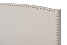 Load image into Gallery viewer, Baxton Studio Morgan Modern Transitional Beige Fabric Upholstered Queen Size Panel Bed