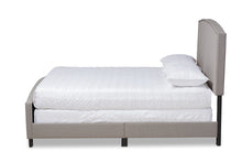 Load image into Gallery viewer, Baxton Studio Morgan Modern Transitional Grey Fabric Upholstered Queen Size Panel Bed