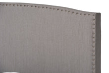 Load image into Gallery viewer, Baxton Studio Morgan Modern Transitional Grey Fabric Upholstered Queen Size Panel Bed