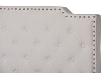 Load image into Gallery viewer, Baxton Studio Marion Modern Transitional Beige Fabric Upholstered Button Tufted King Size Panel Bed
