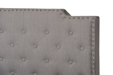 Load image into Gallery viewer, Baxton Studio Marion Modern Transitional Grey Fabric Upholstered Button Tufted King Size Panel Bed