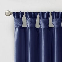 Load image into Gallery viewer, Madison Park Emilia 100% Polyester Twist Tab Lined Window Curtain MP40-6318 By Olliix