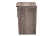 Load image into Gallery viewer, Baxton Studio Dara Traditional Transitional Grey Brown Oak Finished 1-Drawer Wood Nightstand