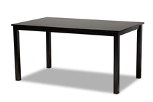 Load image into Gallery viewer, Baxton Studio Eveline Modern and Contemporary Espresso Brown Finished Rectangular Wood Dining Table