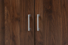 Load image into Gallery viewer, Baxton Studio Leena Mid-Century Modern Two-Tone White and Walnut Brown Finished Wood 2-Drawer Sideboard Buffet