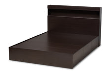 Load image into Gallery viewer, Baxton Studio Blaine Modern and Contemporary Dark Brown Finished Wood Queen Size 6-Drawer Platform Storage Bed